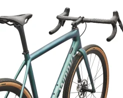 Specialized S-Works Crux Gravel Bike (Premium Fjord/Dolomite Metallic) (54cm) (SRAM RED XPLR E1 AXS)