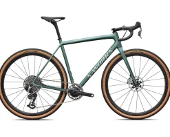 Specialized S-Works Crux Gravel Bike (Premium Fjord/Dolomite Metallic) (54cm) (SRAM RED XPLR E1 AXS)