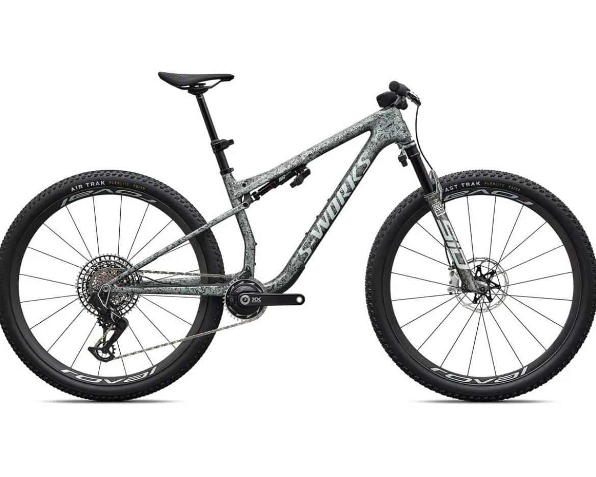 Specialized S-Works Epic 9 (Metallic Obsidian/Multi Color Dry Impasto/White) (S)