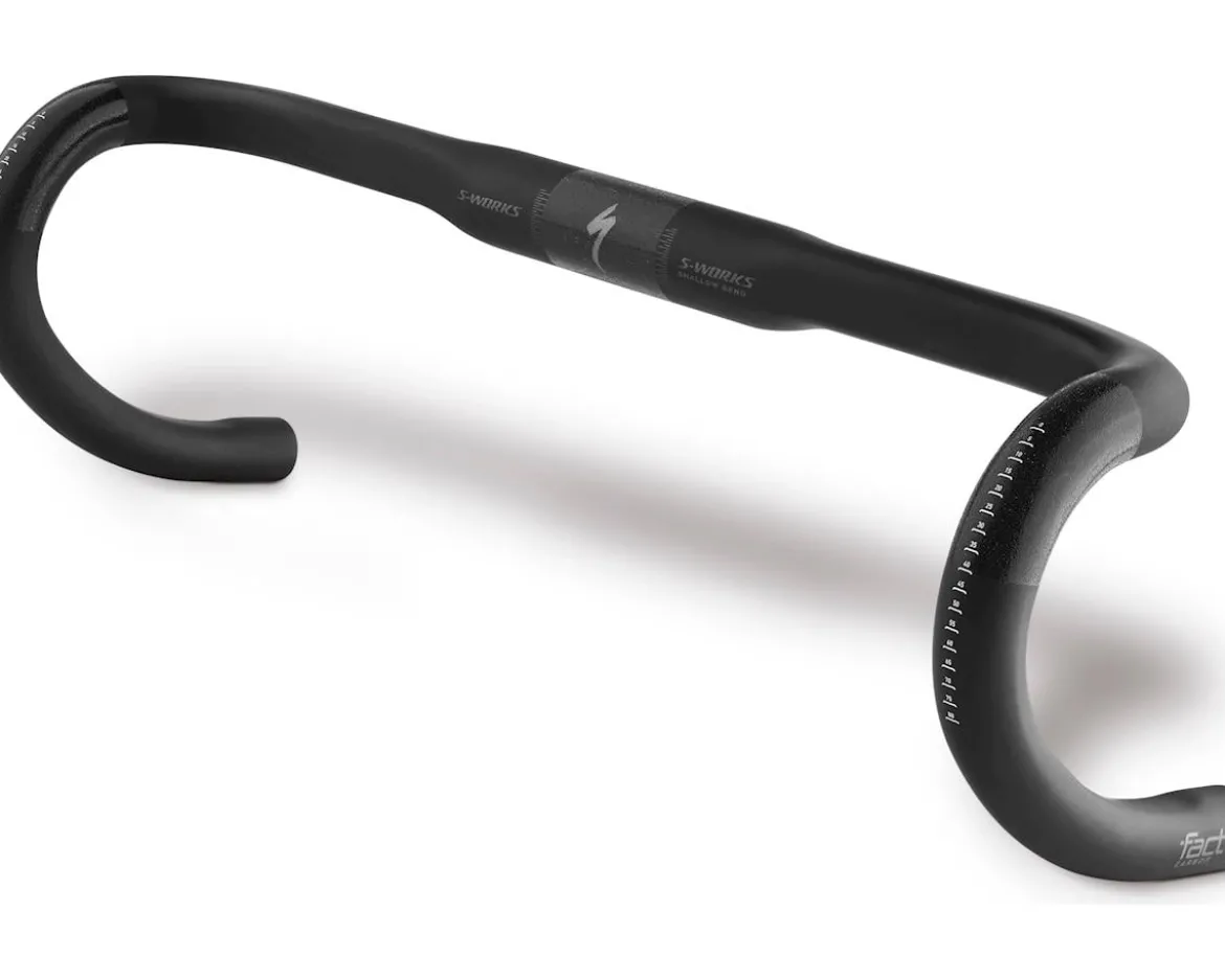 Specialized S-Works Shallow Bend Carbon Handlebars (Black/Charcoal) (31.8mm) (44cm)
