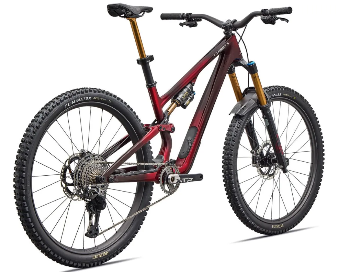 Specialized S-Works Stumpjumper 15 EVO (Solidity/Bordeaux/Brushed Chrome) (S1) (Shimano XTR Di2)