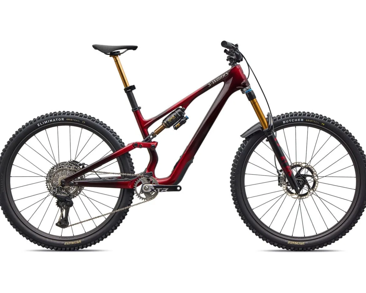 Specialized S-Works Stumpjumper 15 EVO (Solidity/Bordeaux/Brushed Chrome) (S1) (Shimano XTR Di2)