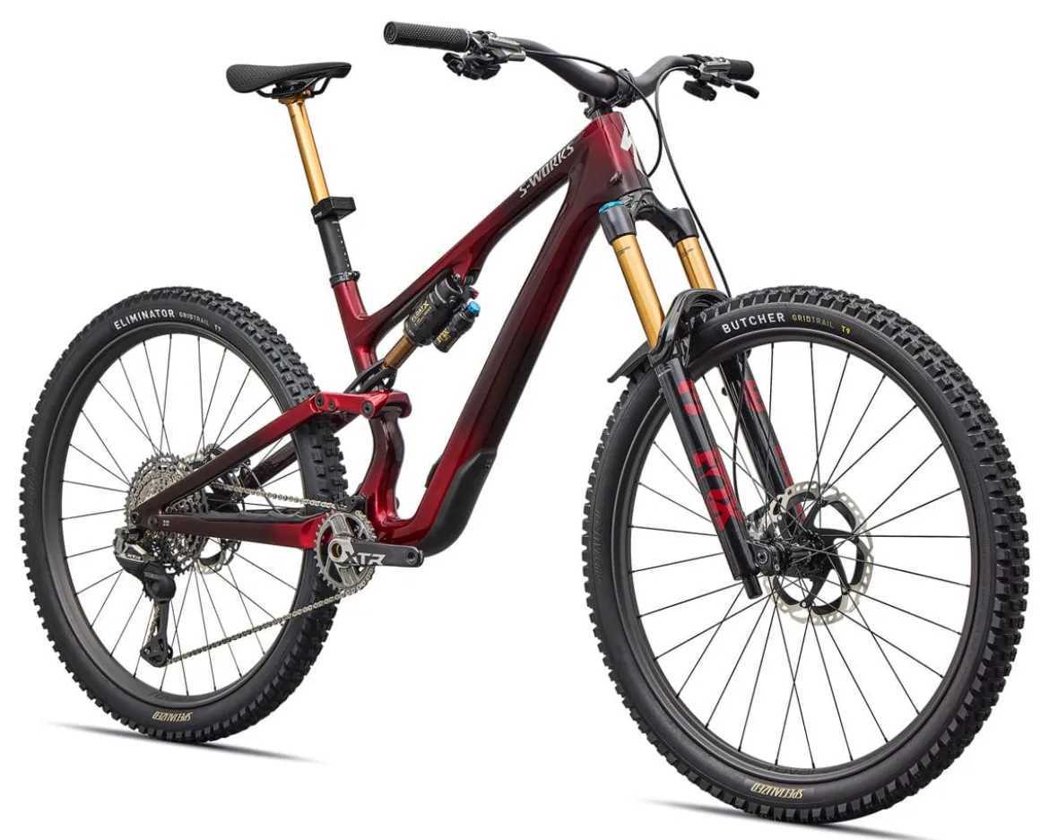 Specialized S-Works Stumpjumper 15 EVO (Solidity/Bordeaux/Brushed Chrome) (S1) (Shimano XTR Di2)