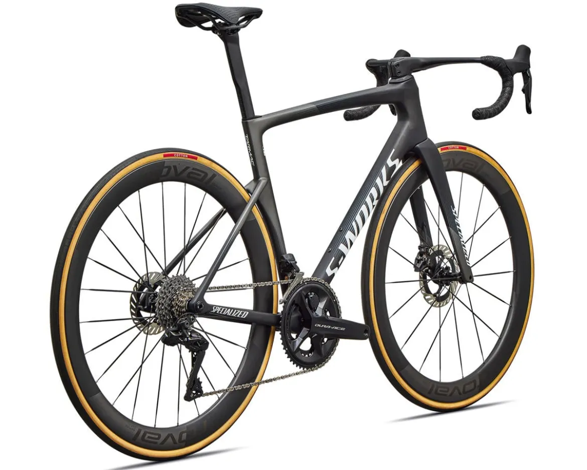 Specialized S-Works Tarmac SL9 (Gloss Carbon/Gloss White) (54cm) (FACT 12r Carbon) (Shimano Dura-Ace Di2)