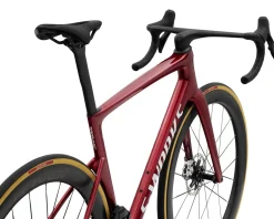 Specialized S-Works Tarmac SL9 (Gloss Ruby/White Silver Metallic) (54cm) (FACT 12r Carbon) (SRAM RED AXS)