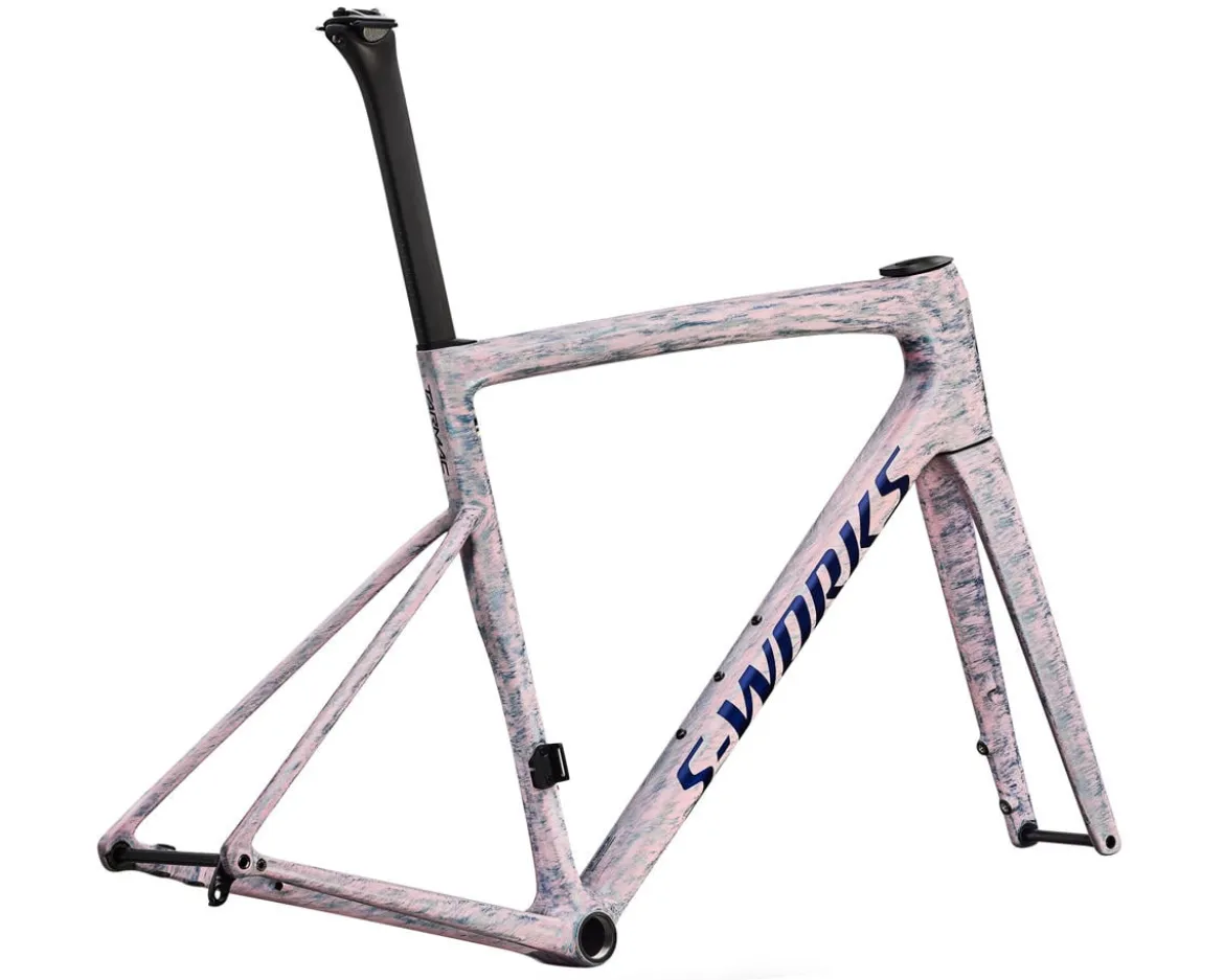Specialized S-Works Tarmac SL8 Frameset (Gloss Dolomite Metallic/Blue Majesty) (58cm)