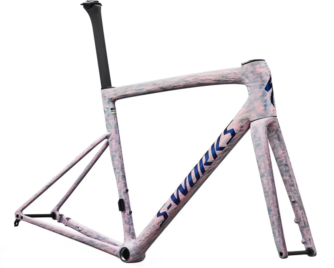 Specialized S-Works Tarmac SL8 Frameset (Gloss Dolomite Metallic/Blue Majesty) (58cm)