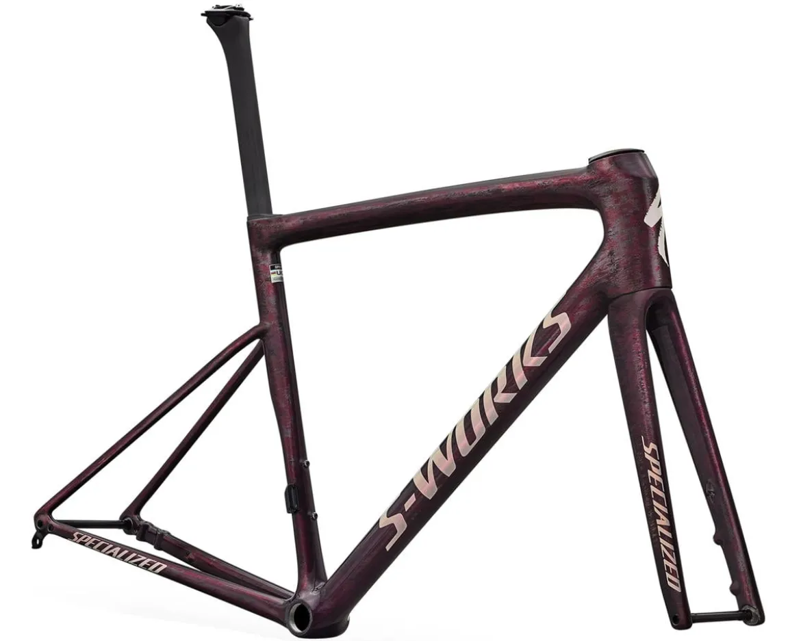 Specialized S-Works Tarmac SL8 Frameset (Gloss Carbon/Bordeax/Nebula Metallic) (56cm)