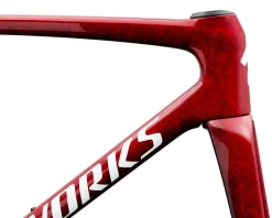 Specialized S-Works Tarmac SL9 Frameset (Vivid Red/Black/White Silver Metallic) (54cm)
