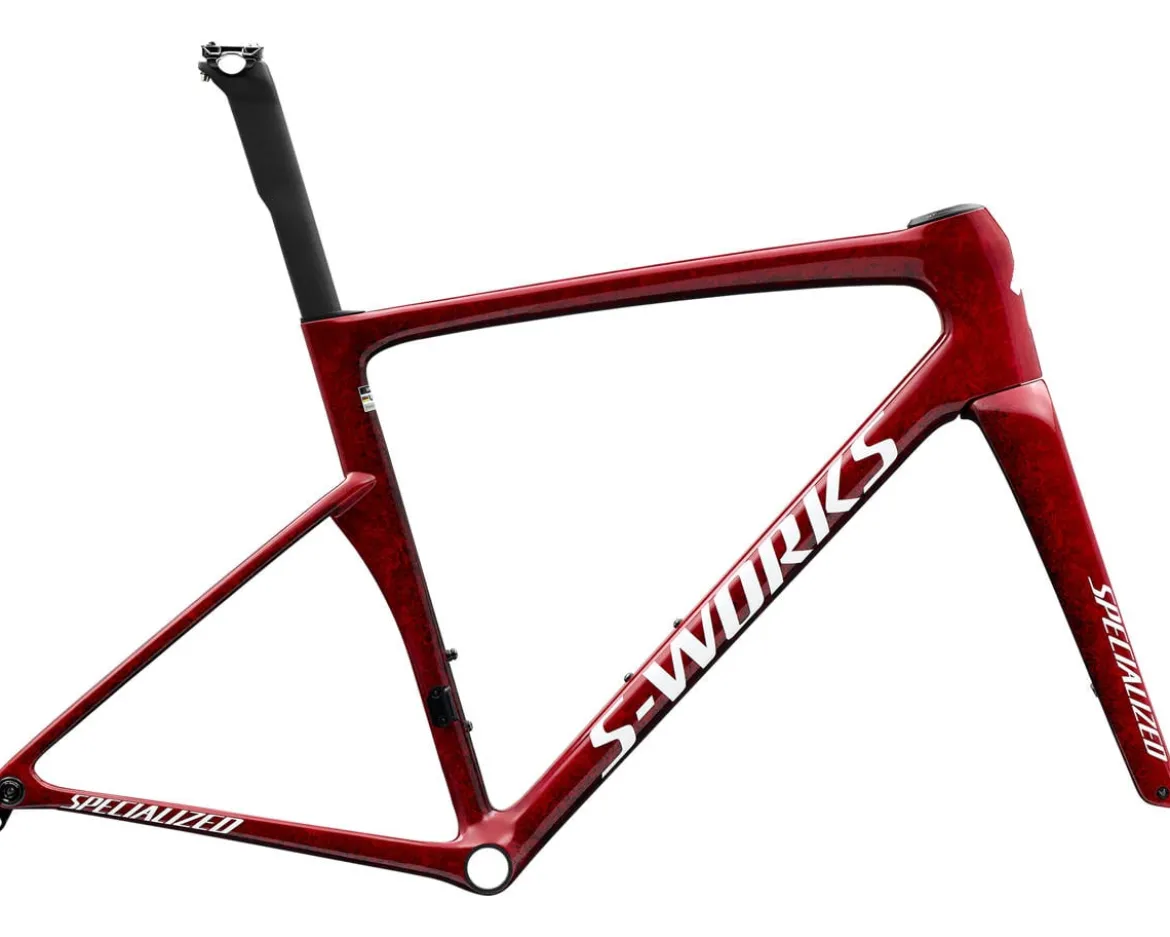 Specialized S-Works Tarmac SL9 Frameset (Vivid Red/Black/White Silver Metallic) (54cm)