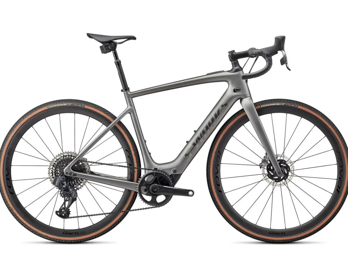 Specialized S-Works Turbo Creo SL EVO (Brushed Smoked Silver/Black Liquid Metal) (L) (2022)