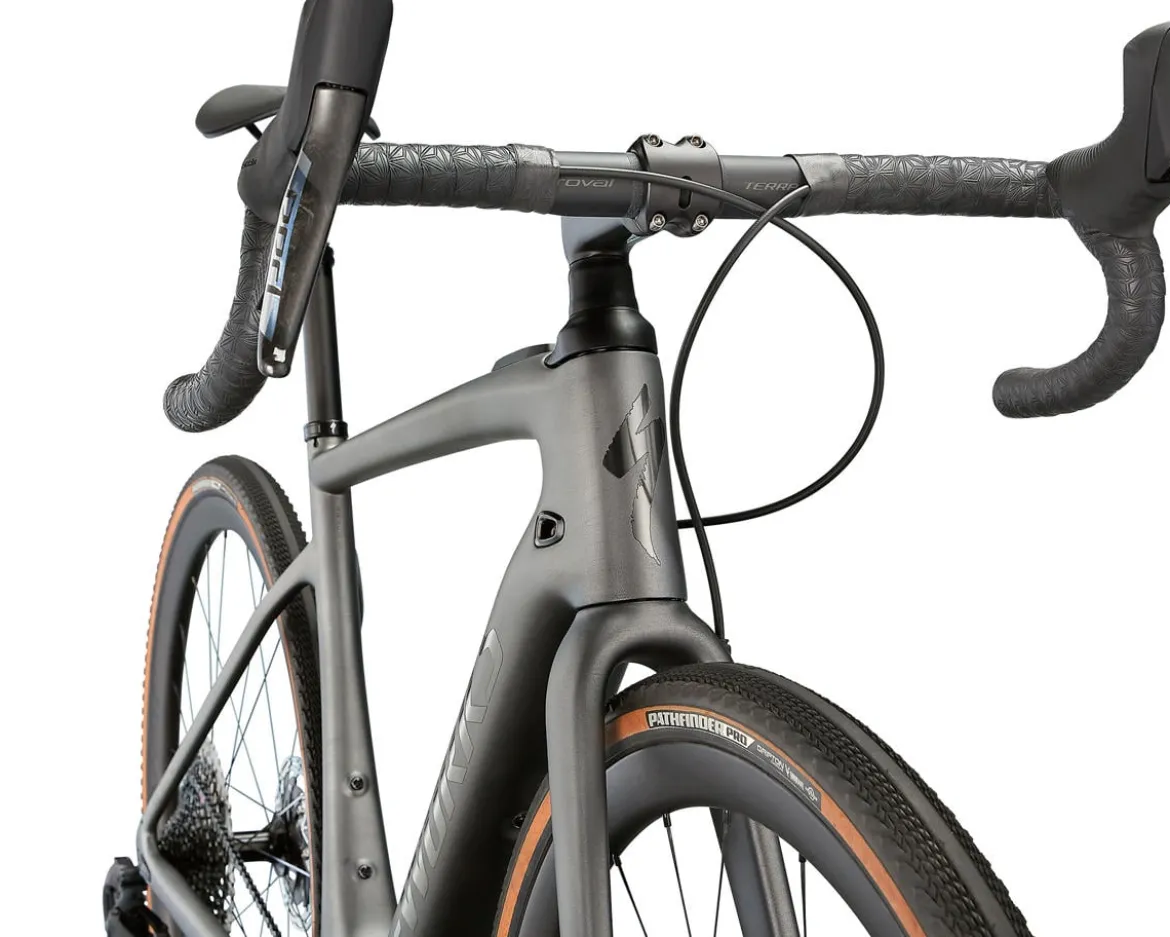 Specialized S-Works Turbo Creo SL EVO (Brushed Smoked Silver/Black Liquid Metal) (L) (2022)