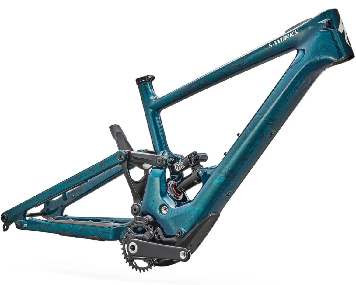 Specialized S-Works Turbo Kenevo SL 2 Frameset (Teal Over Smoke/Dune White) (S3)