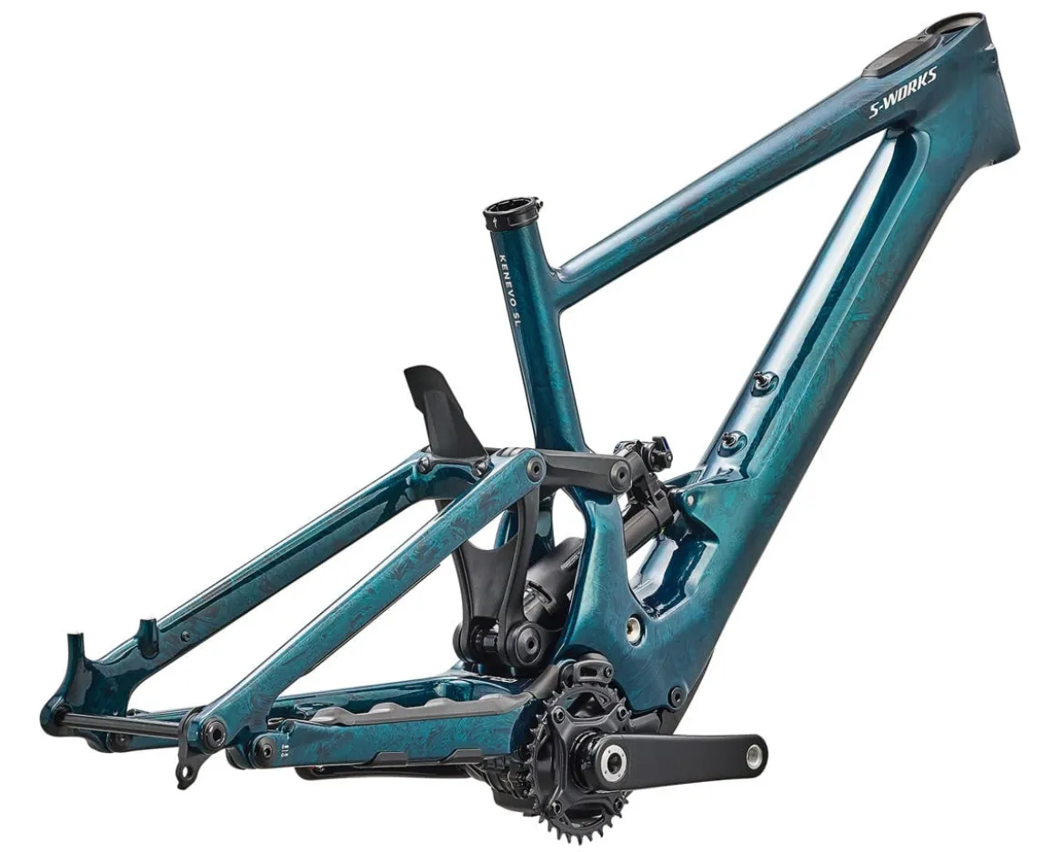 Specialized S-Works Turbo Kenevo SL 2 Frameset (Teal Over Smoke/Dune White) (S3)