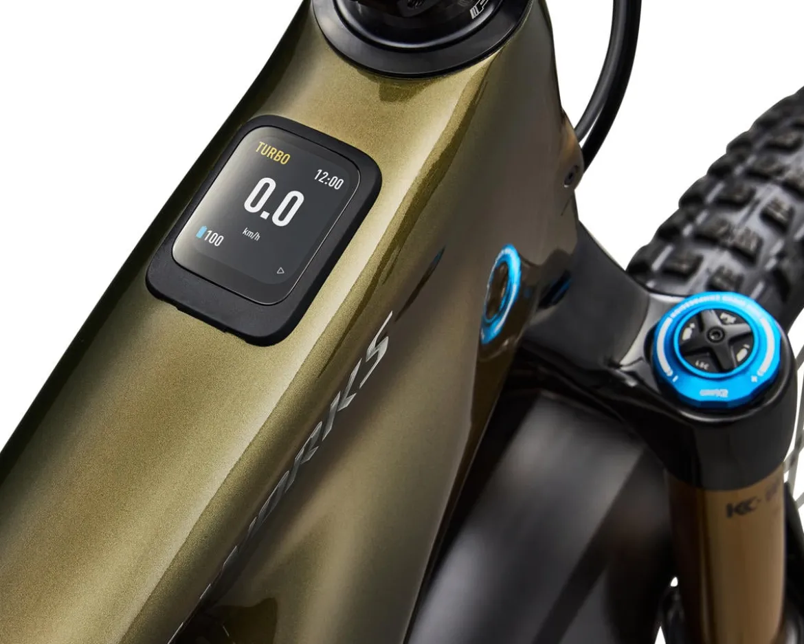 Specialized S-Works Turbo Levo 4 Carbon E-Bike (Laurel Green/Burnt Gold/Chrome) (S2)
