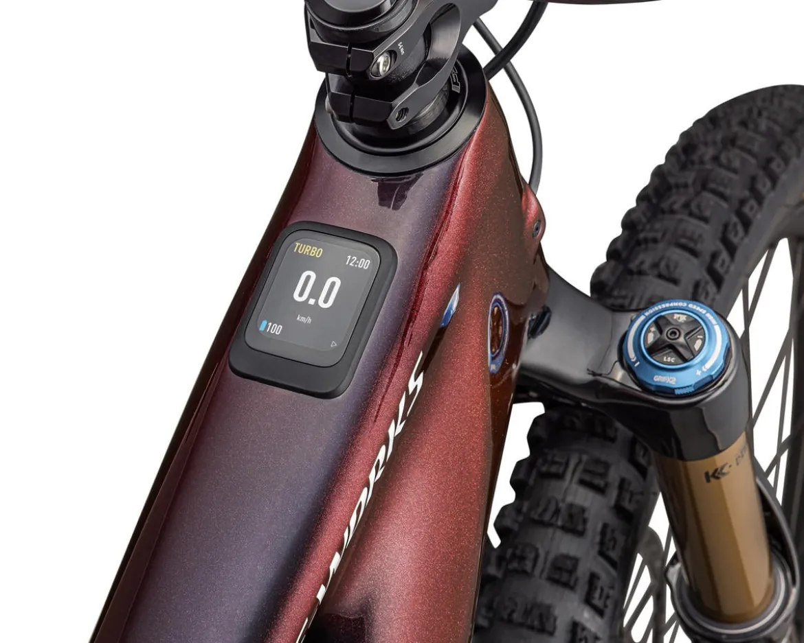Specialized S-Works Turbo Levo 4 Carbon E-Bike (Red Pearl/Black/White Silver) (S2)