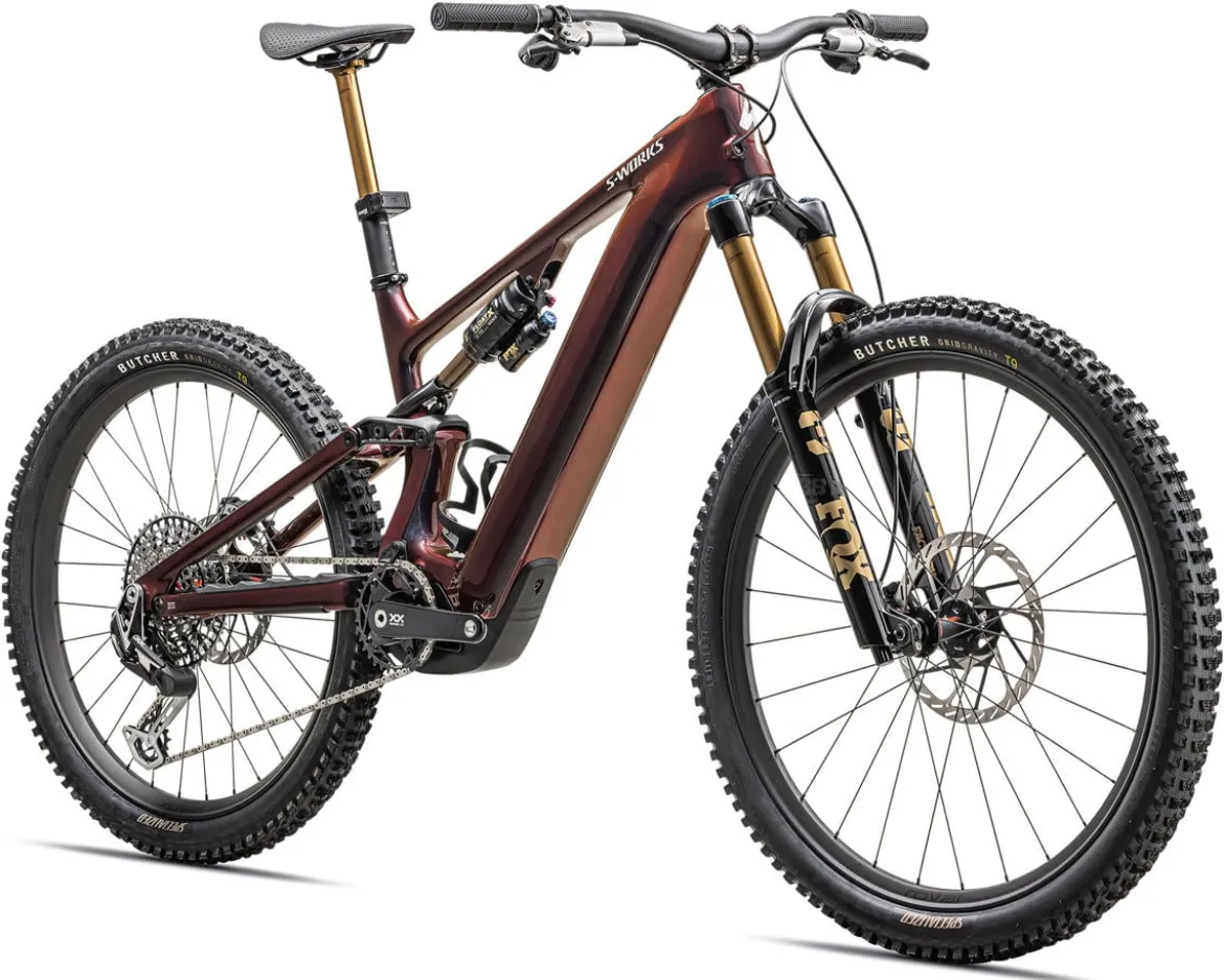 Specialized S-Works Turbo Levo 4 Carbon E-Bike (Red Pearl/Black/White Silver) (S2)