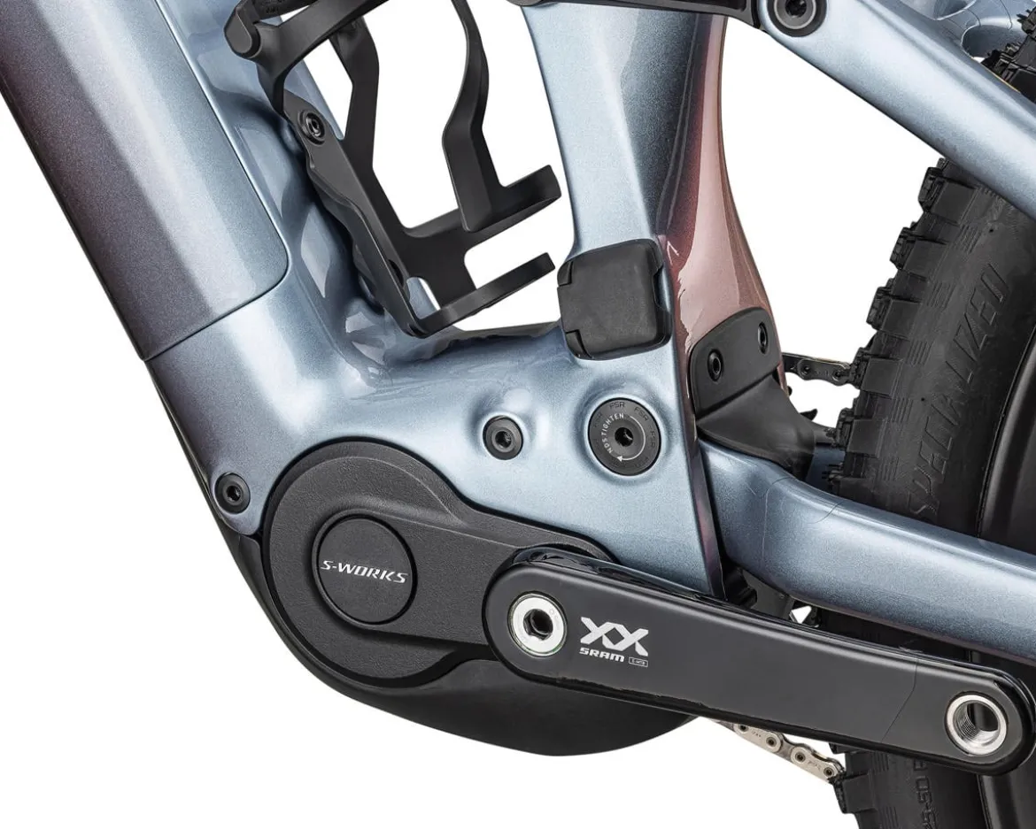 Specialized S-Works Turbo Levo 4 Carbon E-Bike (Glacial/Red Pearl/Black Pearl) (S2)