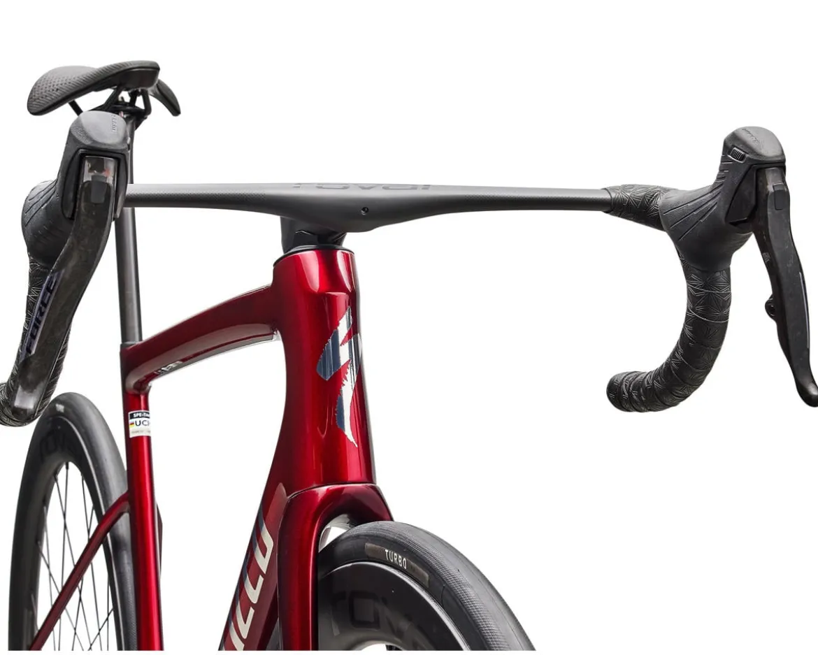 Specialized Tarmac SL8 Pro (Gloss Red Sky/Chrome) (54cm) (SRAM Force AXS)
