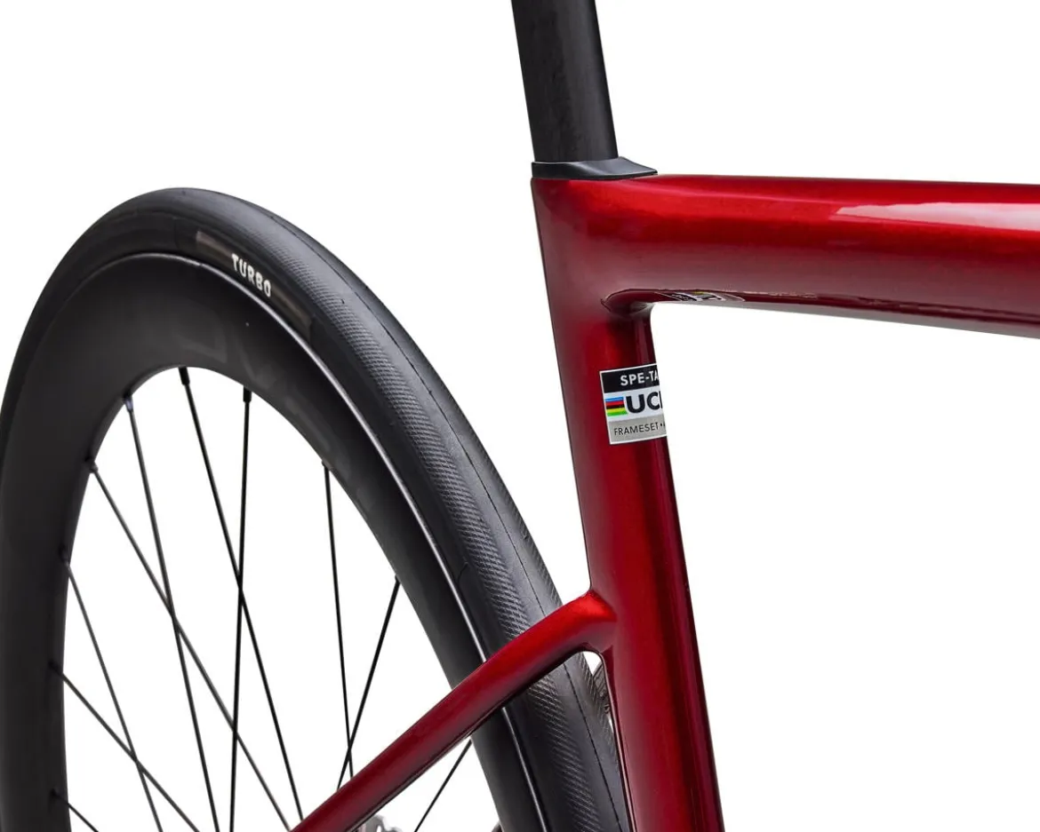 Specialized Tarmac SL8 Pro (Gloss Red Sky/Chrome) (56cm) (Shimano Ultegra Di2)