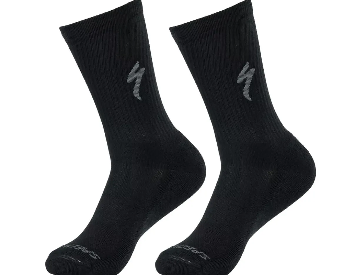 Specialized Techno MTB Tall Socks (Black) (S)