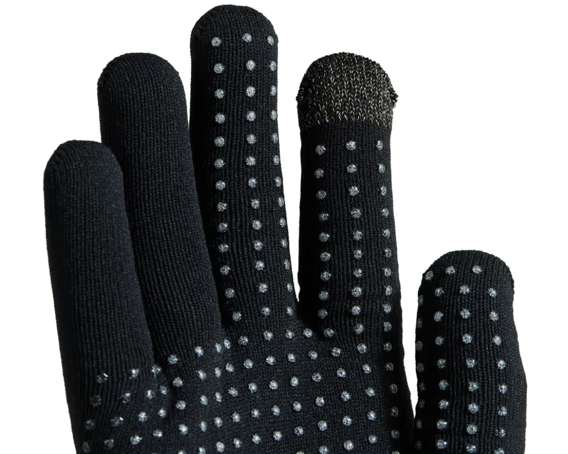 Specialized Thermal Knit Long Finger Gloves (Black) (L)