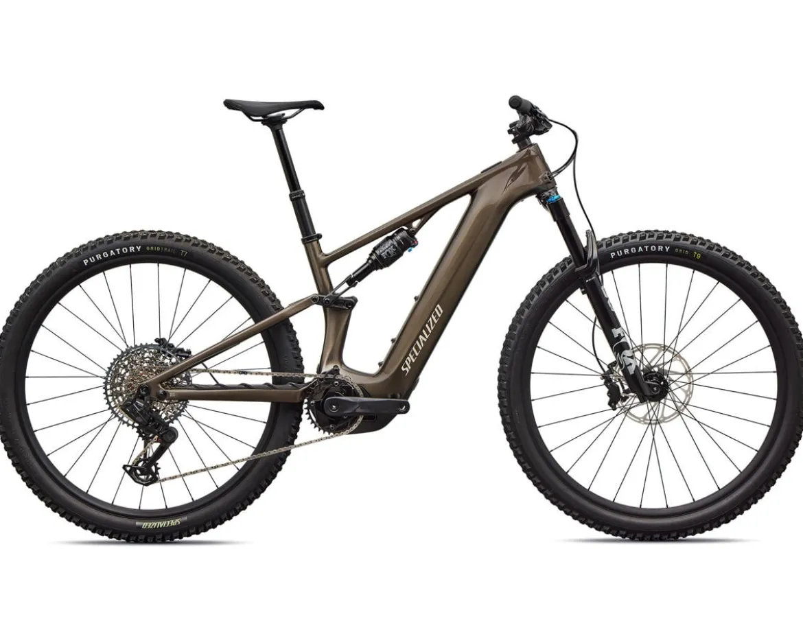 Specialized Turbo Levo R Comp E-Bike (Gloss Gunmetal/White Mountains) (S1)