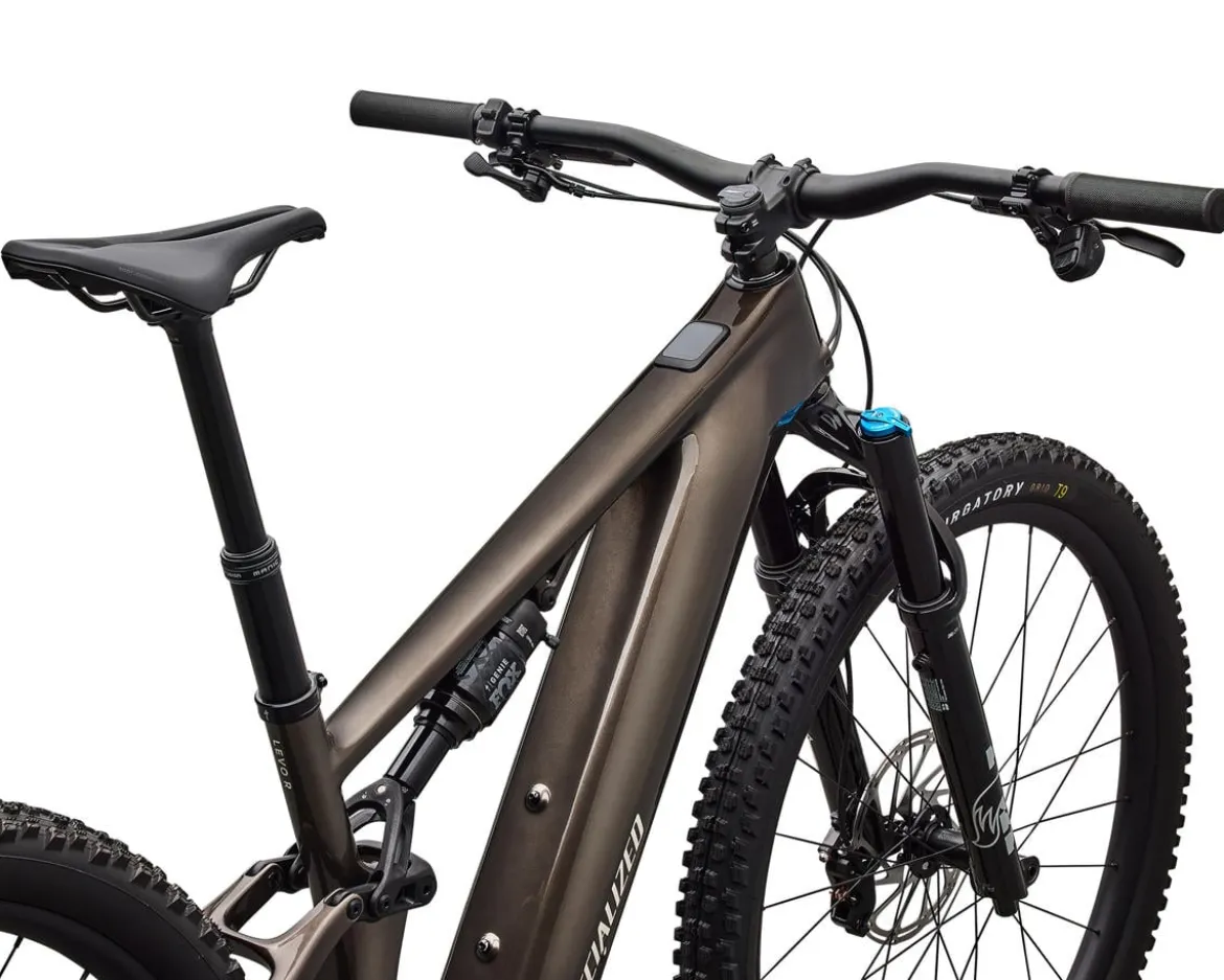 Specialized Turbo Levo R Comp E-Bike (Gloss Gunmetal/White Mountains) (S1)