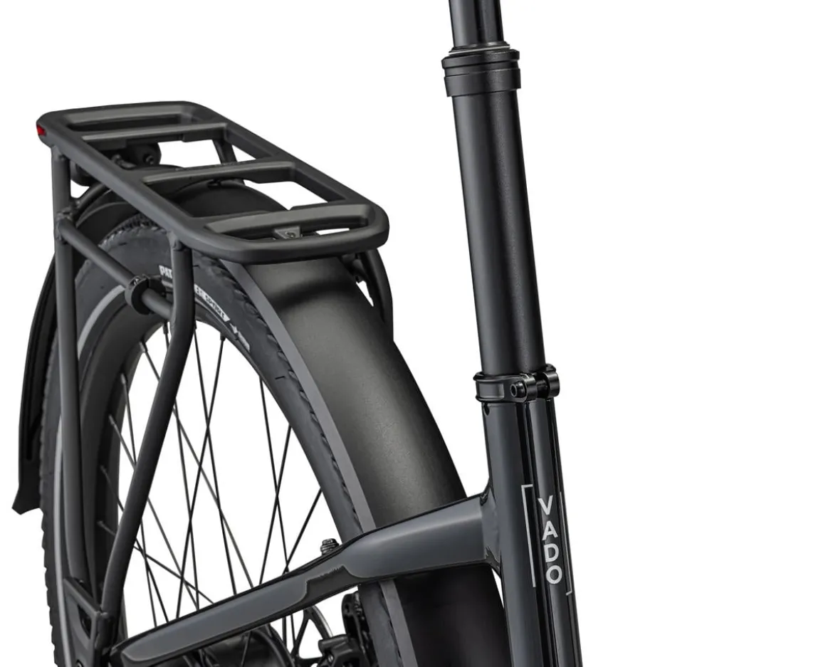 Specialized Turbo Vado 5.0 IGH Step-Through E-Bike (Black/Silver Reflective) (S) (2023) (Enviolo Internal Gear Hub) (Shipping Available)