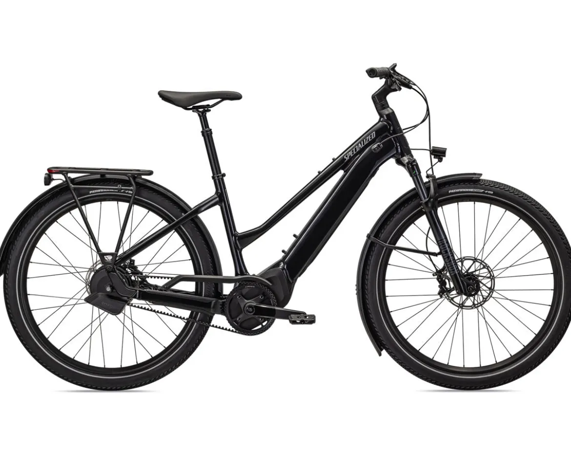 Specialized Turbo Vado 5.0 IGH Step-Through E-Bike (Black/Silver Reflective) (S) (2023) (Enviolo Internal Gear Hub) (Shipping Available)