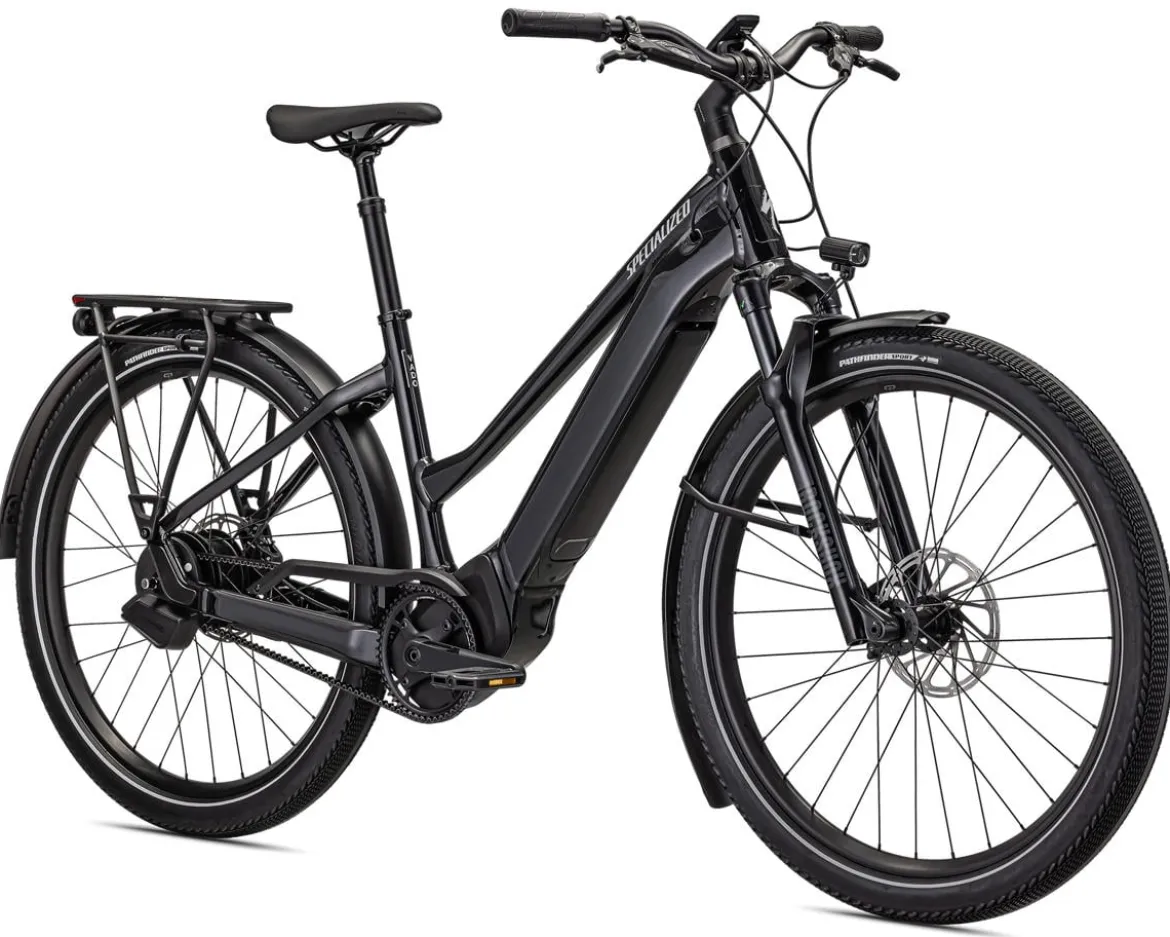 Specialized Turbo Vado 5.0 IGH Step-Through E-Bike (Black/Silver Reflective) (S) (2023) (Enviolo Internal Gear Hub) (Shipping Available)