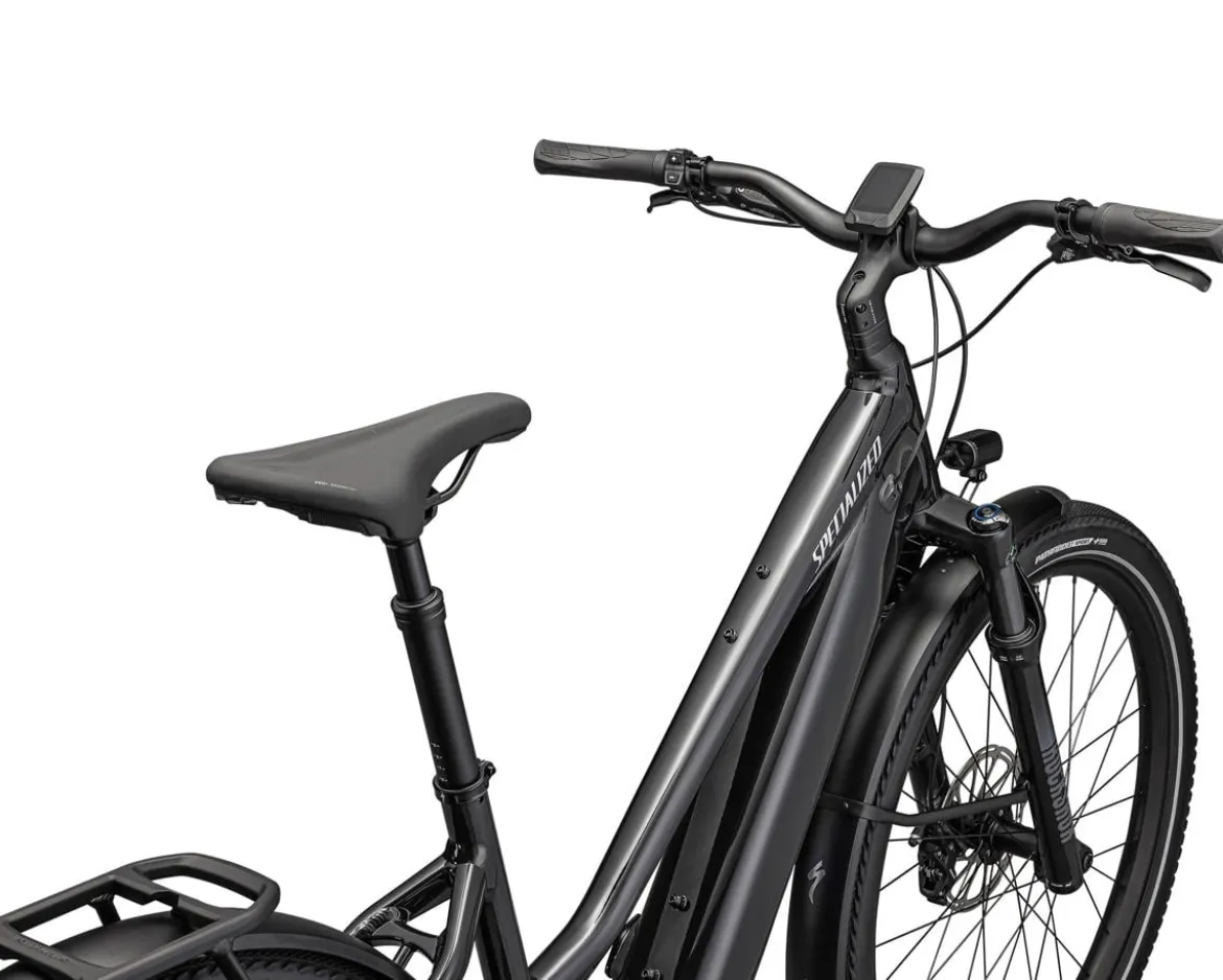 Specialized Turbo Vado 5.0 IGH Step-Through E-Bike (Black/Silver Reflective) (S) (2023) (Enviolo Internal Gear Hub) (Shipping Available)