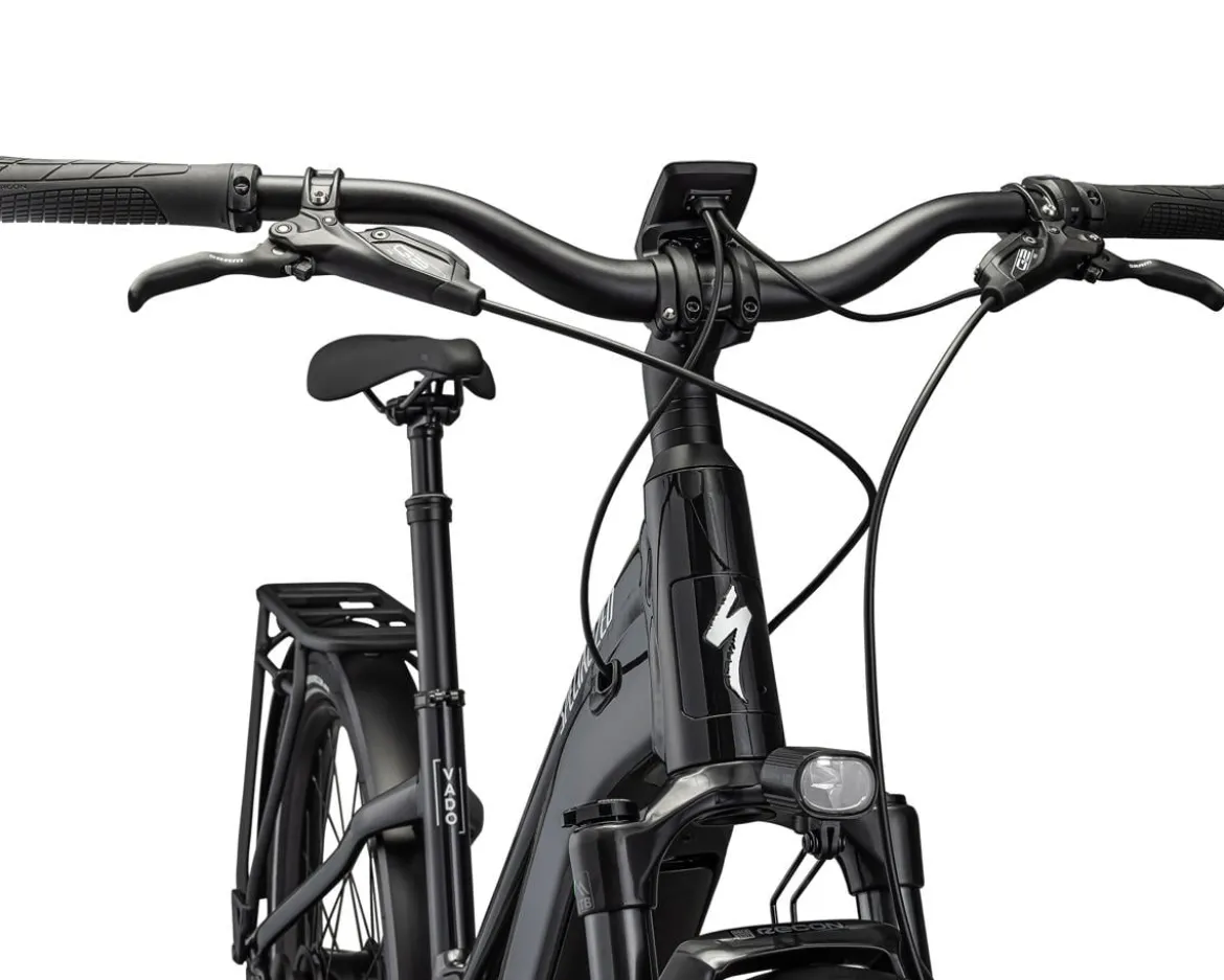 Specialized Turbo Vado 5.0 IGH Step-Through E-Bike (Black/Silver Reflective) (S) (2023) (Enviolo Internal Gear Hub) (Shipping Available)