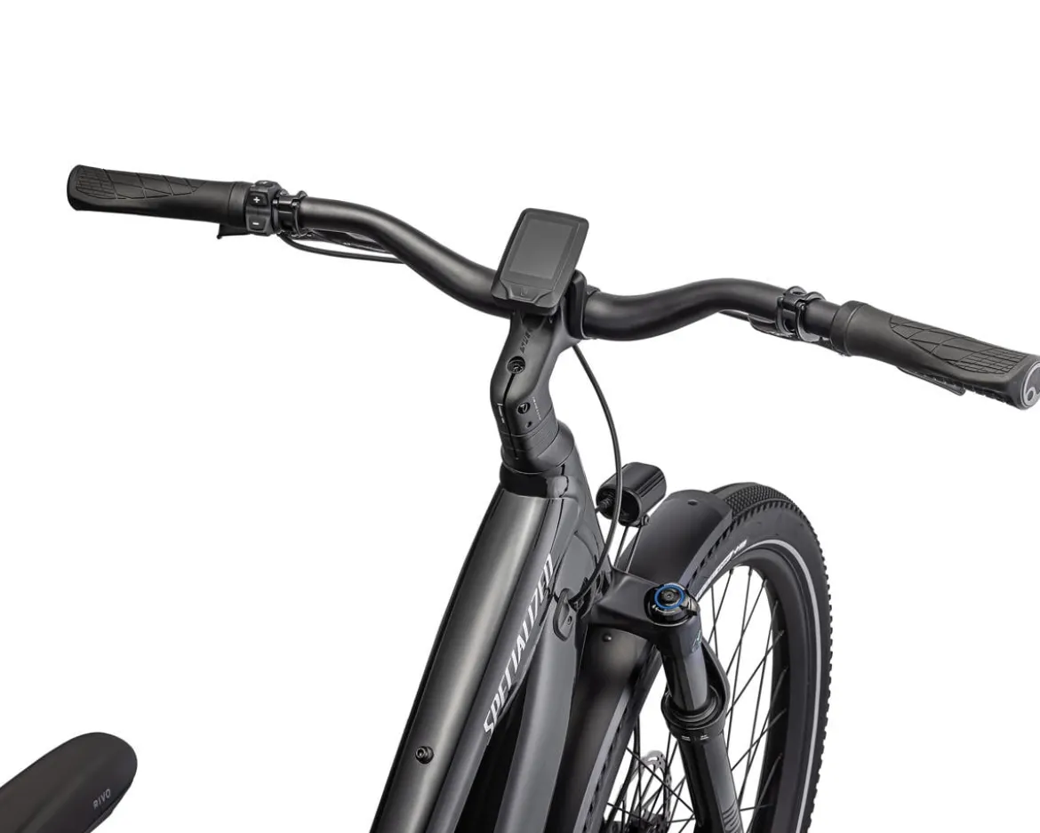 Specialized Turbo Vado 5.0 IGH Step-Through E-Bike (Black/Silver Reflective) (S) (2023) (Enviolo Internal Gear Hub) (Shipping Available)