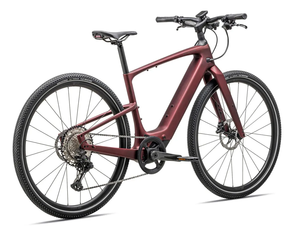 Specialized Turbo Vado SL 2 6.0 Carbon E-Bike (Satin Red Sky/Red Onyx Frost) (S)