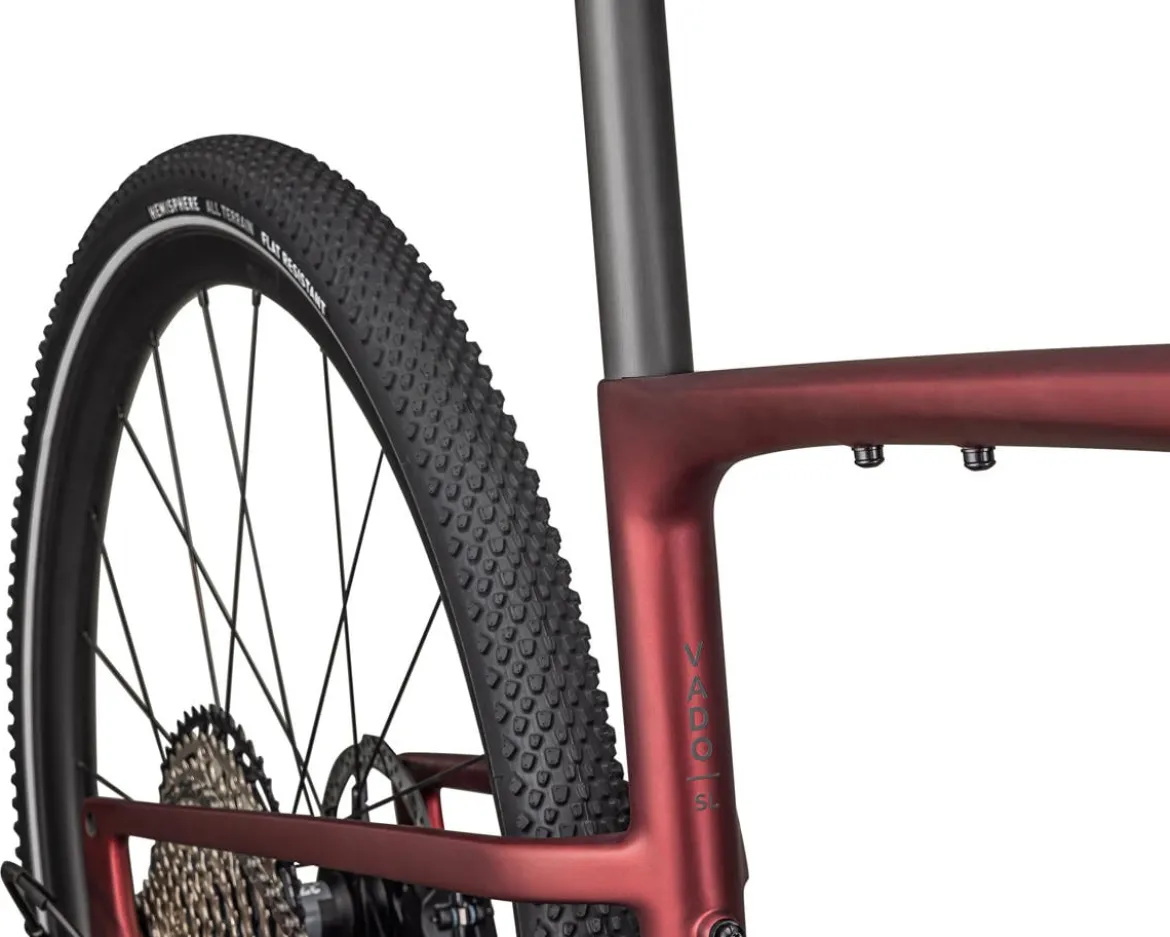 Specialized Turbo Vado SL 2 6.0 Carbon E-Bike (Satin Red Sky/Red Onyx Frost) (S)
