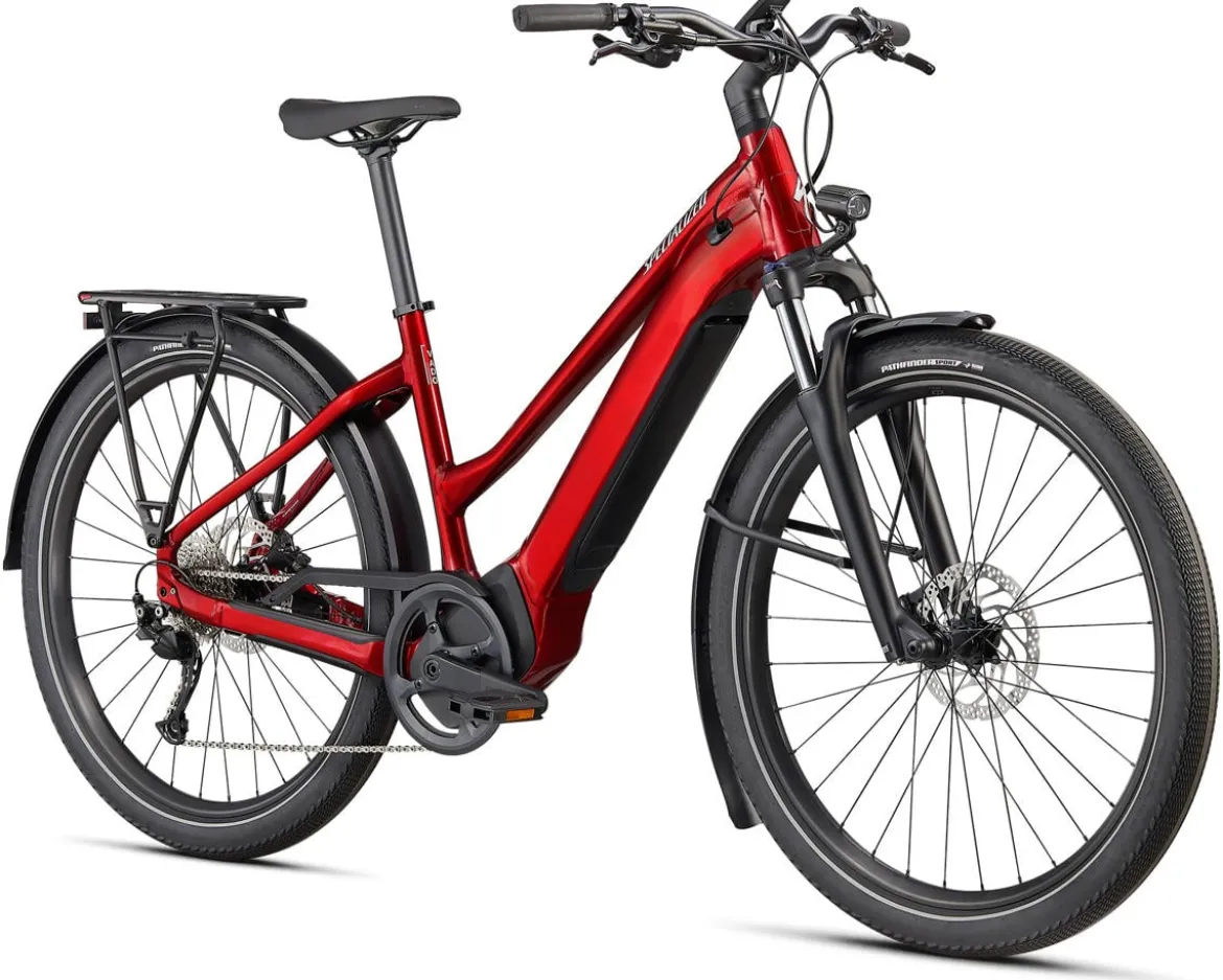Specialized 2022 Turbo Vado 3.0 Step-Through (Red Tint/Silver Reflective) (XL)