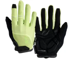 Specialized Women's Body Geometry Dual-Gel Long Finger Gloves (Limestone) (S)