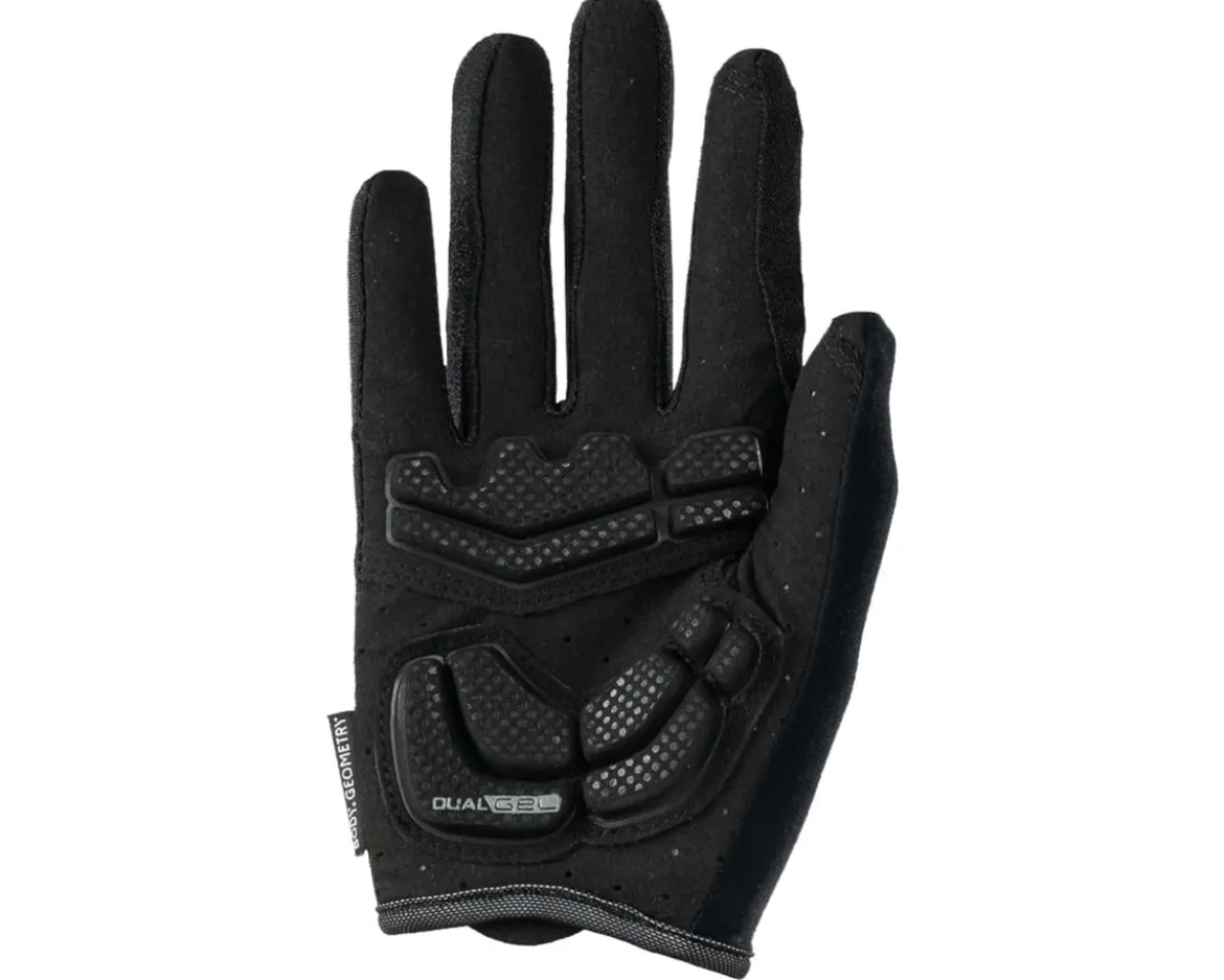 Specialized Women's Body Geometry Dual-Gel Long Finger Gloves (Black) (M)