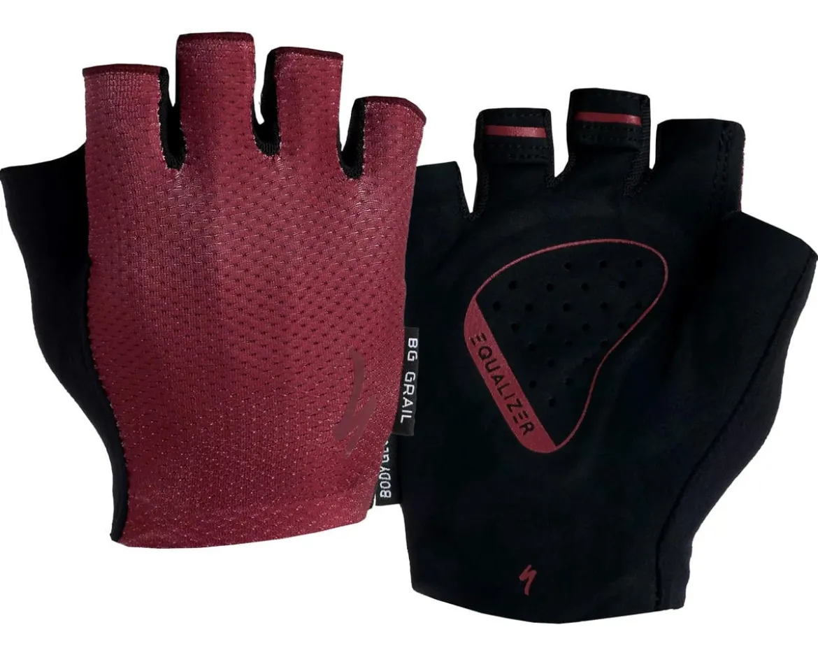 Specialized Women's Body Geometry Grail Short Finger Gloves (Garnet Red) (S)