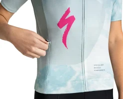 Specialized Women's Foundation Graphic Short Sleeve Jersey (Sea Foam/Rebel Pink) (S)