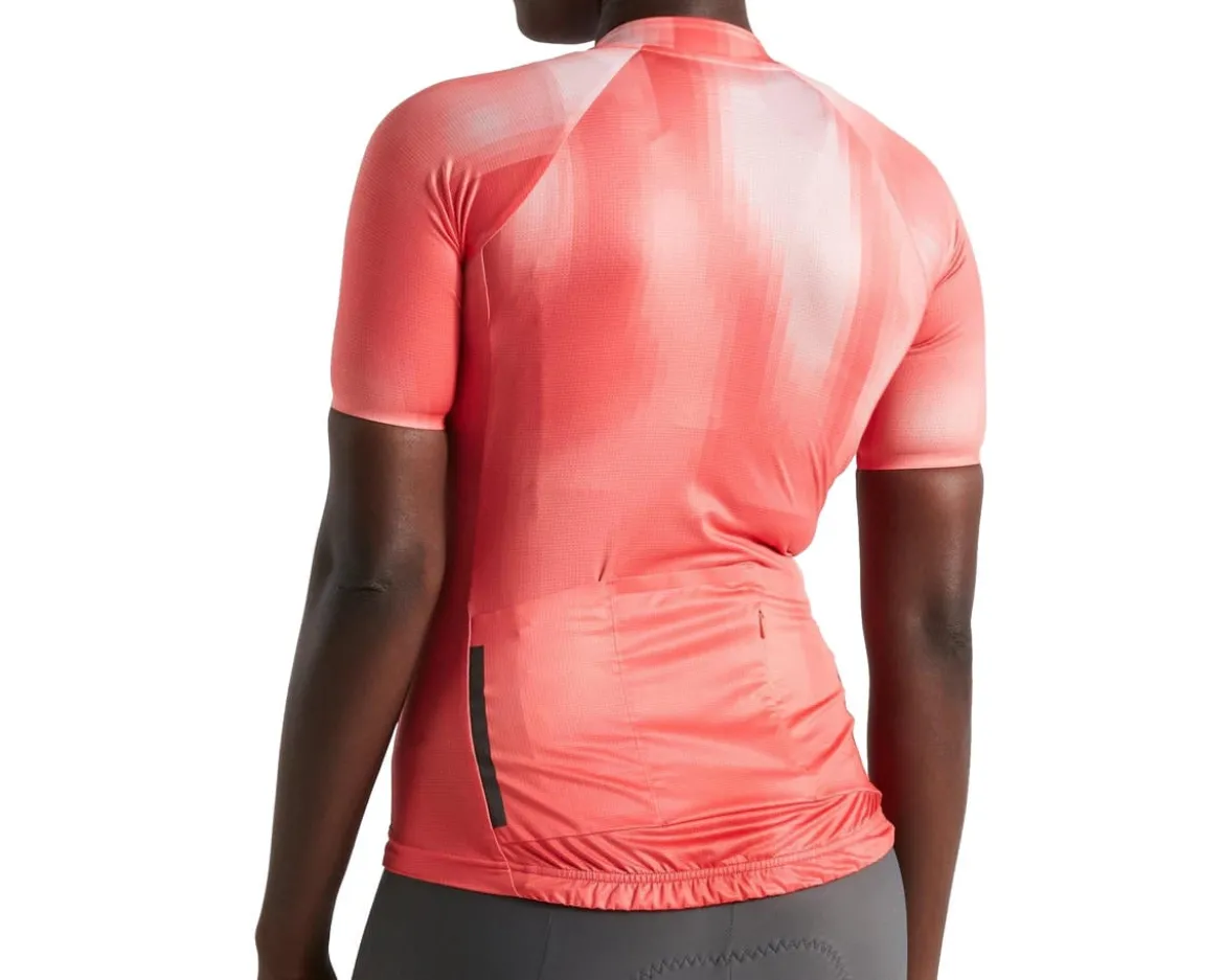 Specialized Women's SL Air Distortion Short Sleeve Jersey (Vivid Coral) (S)