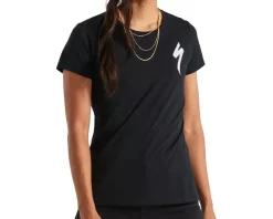 Specialized Women's S-Logo Short Sleeve T-Shirt (Black) (S)