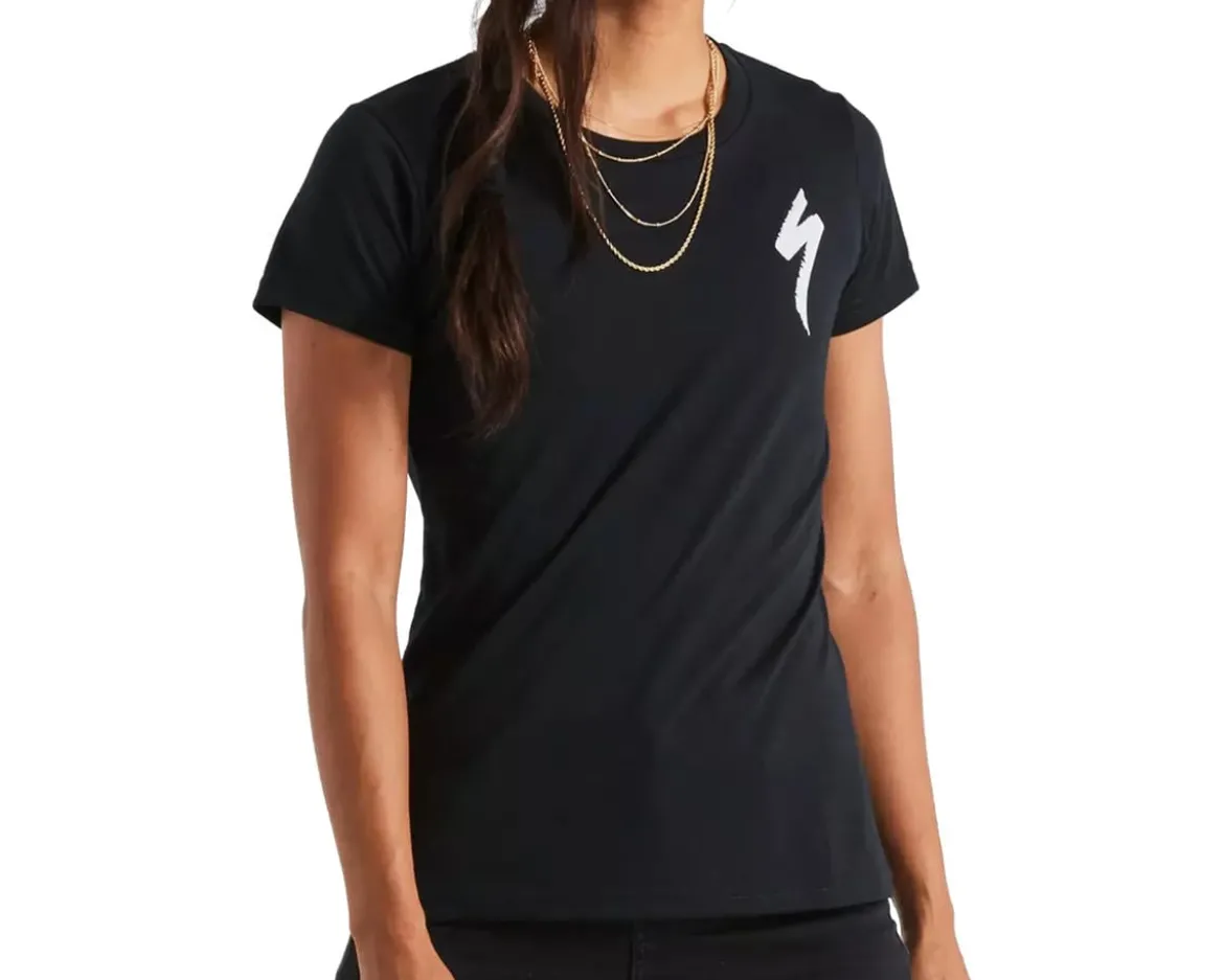 Specialized Women's S-Logo Short Sleeve T-Shirt (Black) (S)
