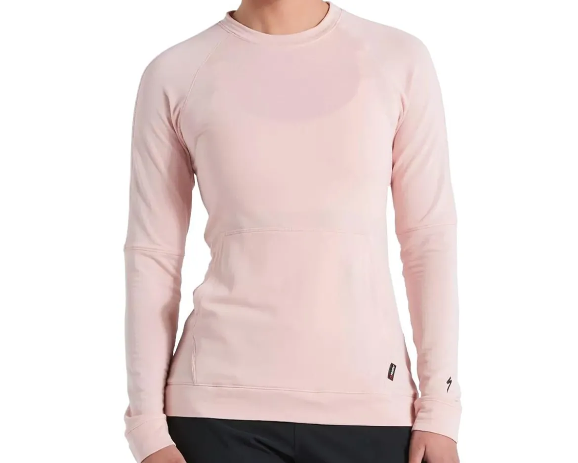 Specialized Women's Trail Thermal Power Grid Long Sleeve Jersey (Blush) (XL)
