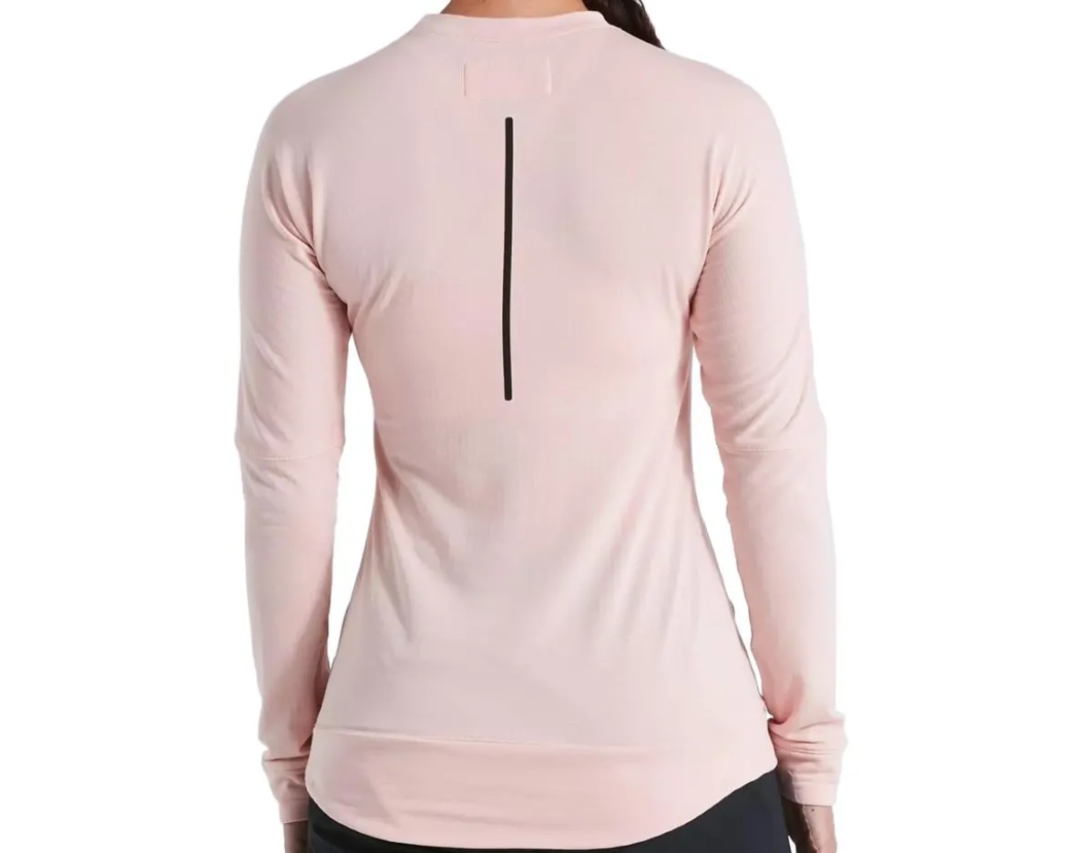 Specialized Women's Trail Thermal Power Grid Long Sleeve Jersey (Blush) (XL)