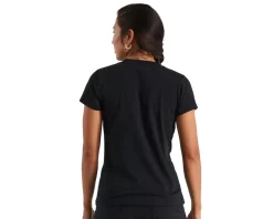 Specialized Women's Wordmark Short Sleeve T-shirt (Black) (XS)