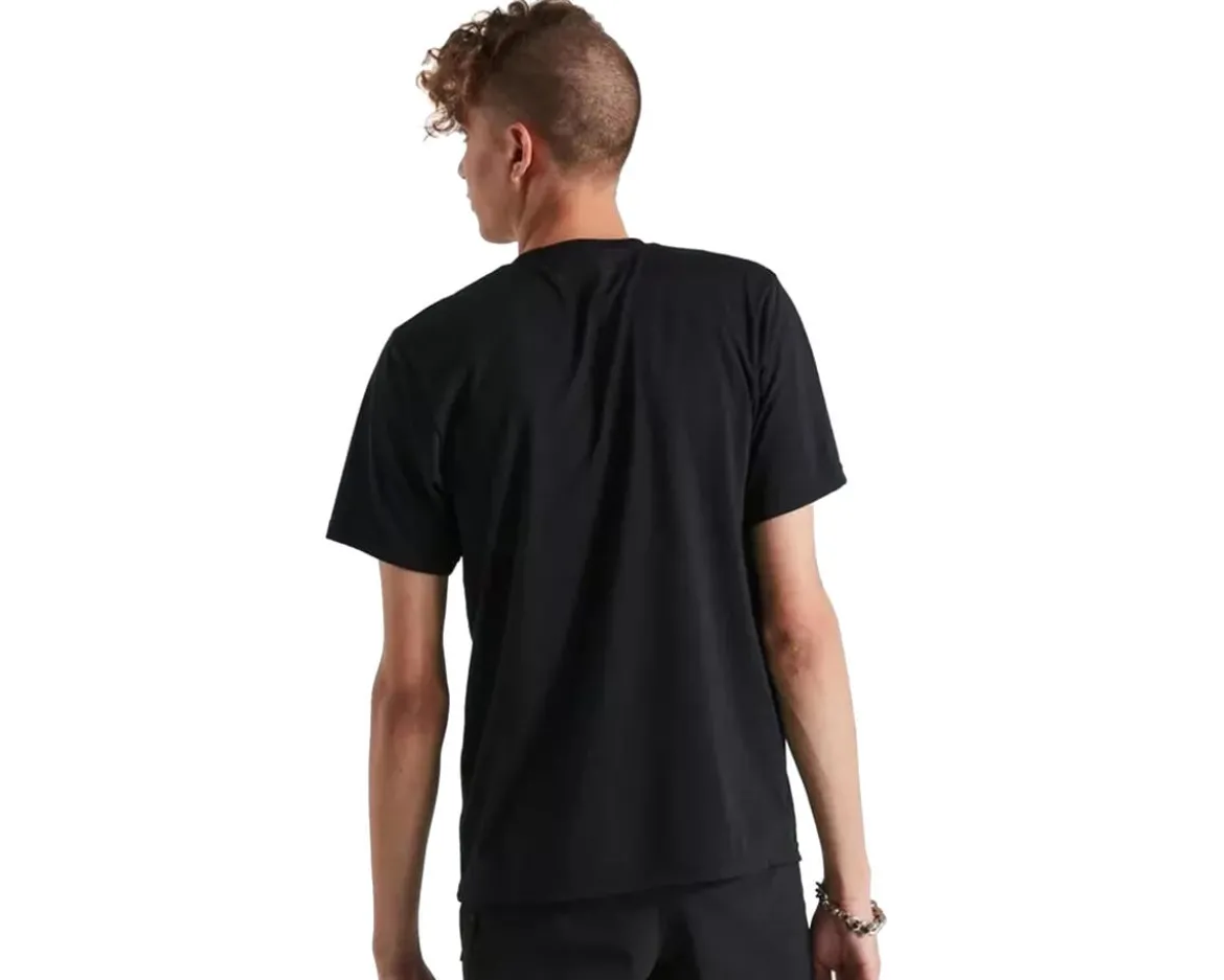 Specialized Wordmark Short Sleeve Tee (Black) (S)