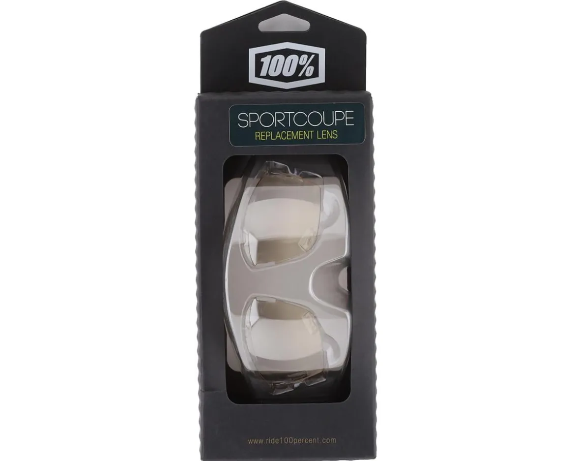 100% Sportcoupe Replacement Lens (Low-Light Yellow Silver Mirror)