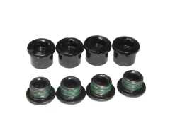 SRAM 5/6 Dual-Hex Chainring Bolt Set (Black) (8pc) (Steel)